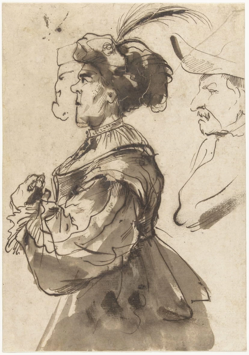 Caricatura di una donna anziana - Rijks Museum, Amsterdam